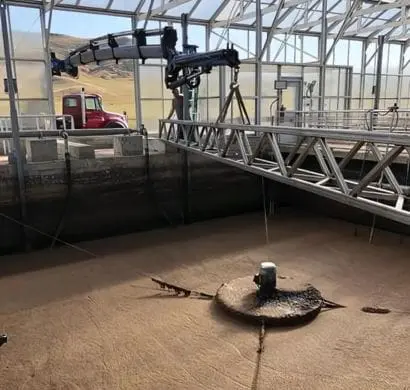 Waste Water Plant cleaning water process