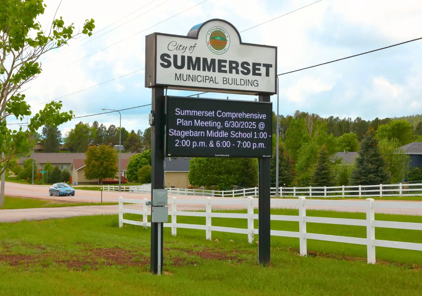 City of Summerset Municipal Building Sign