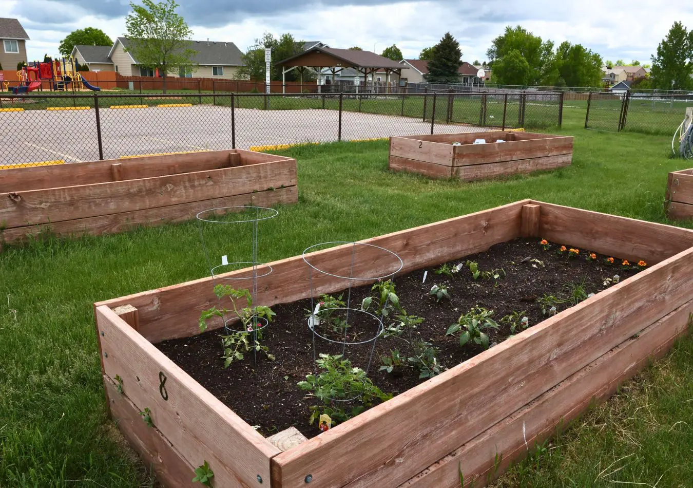 City of Summerset Public Garden Beds in the Park
