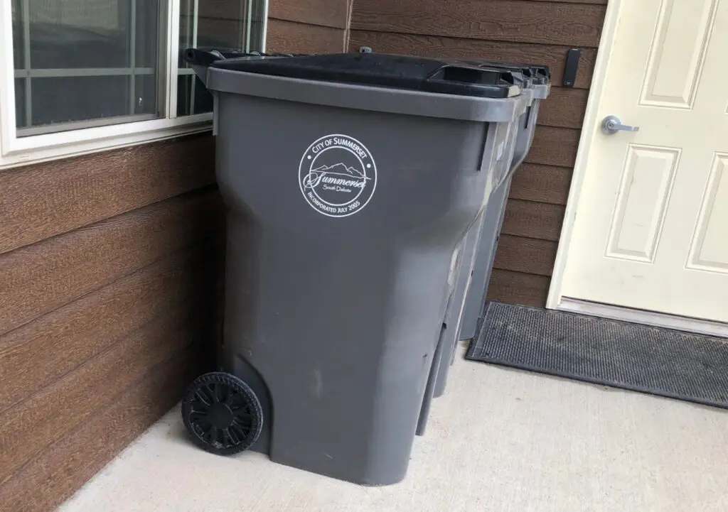 City of Summerset Residential Garbage Bins