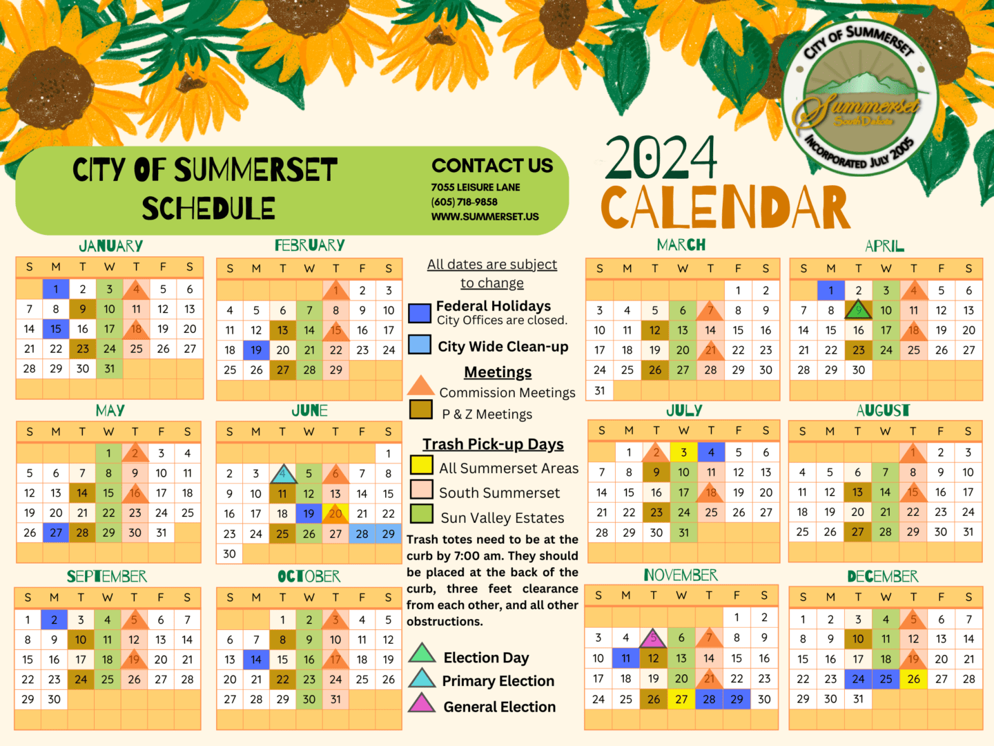 2024 City Schedule Magnet (2)