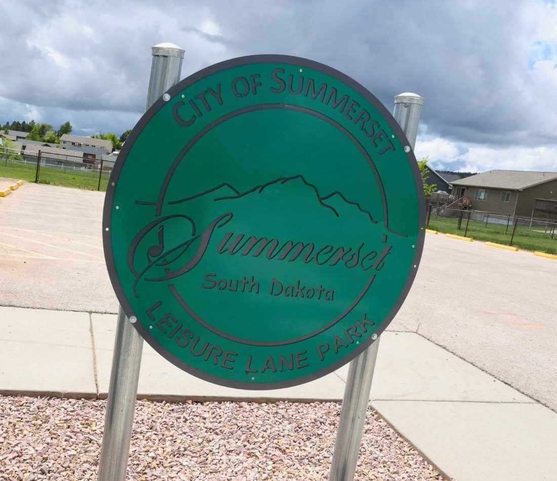 City of Summerset Leisure Lane Park Sign
